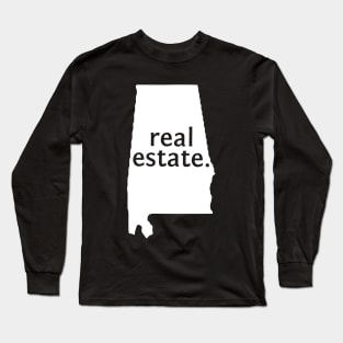 Alabama State Real Estate T-Shirt Long Sleeve T-Shirt